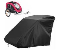 B-ike Trailer Covers Waterproof, Outdoor B- Trailer Cover, Windproof Dustproof Anti-UV 420D Oxford Cloth Protective Cover for Dog/Kids B-ike Trailer 1 or 2 Seats, B-ike Cargo Trailer