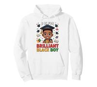 B Is For Brilliant Black Boy Kid Black History Month Toddler Pullover Hoodie