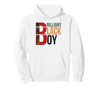 B Is For Brilliant Black Boy Kid Black History Month Toddler Pullover Hoodie
