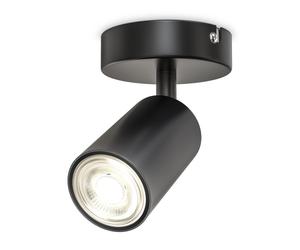 B.K.Licht Black 1xGU10 9W Requires Bulb Spotlight B.K.Licht Black