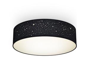 B.K.Licht Black 2xE27 40W Requires Bulb Ceiling Light B.K.Licht Black