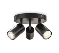 B.k.licht Bulb Socket Gu10 Black 3 Lamp Ceiling Lamp