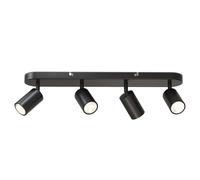B.K.Licht Black 4xGU10 9W Requires Bulb Spotlight B.K.Licht Black