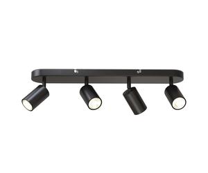 B.K.Licht Black 4xGU10 9W Requires Bulb Spotlight B.K.Licht Black