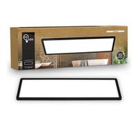 B.K. Licht LED panel Shallow on/off, 58 x 20 cm, black, 840 backlight