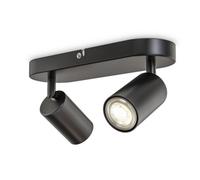 B.k.licht Bulb Socket Gu10 Black 2 Lamp Ceiling Lamp