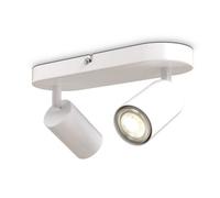 B.k.licht Bulb Socket Gu10 White 2 Lamp Ceiling Lamp