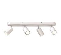 B.k.licht Bulb Socket Gu10 White 4 Lamp Ceiling Lamp