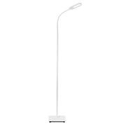 B.K.Licht Floor lamp Living Room, 8W LED Platform, Adjustable Brightness, Flexible Head, Light Choice: Warm White, Neutral or Cold, Touch Function, Modern Floor lamp Bedroom Office Dining Room