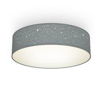 B.K.Licht Grey 2xE27 40W Requires Bulb Ceiling Light B.K.Licht Grey