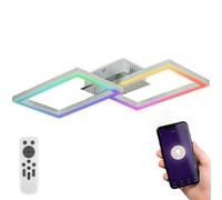 B.k.licht Led Ceiling Light Living Room Lamp Rgb Remote Control 30W 3300Lm