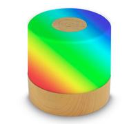 B.k.licht Led Desk Light Table Lamp Rechargeable Cordless Rgbw Outdoor Ip44 Wood Effect