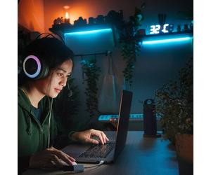 B.K. Licht LED strip Fly USB, length 5 m, RGBW, remote control
