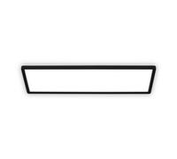 B.k.licht Mains-Powered Led Black Backlight Effect Ultra Slim Panel 58X20Cm