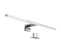 B.k.licht Mains-Powered Led Chrome Clampable Mirror Lamp