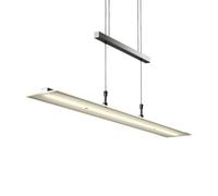 B.k.licht Mains-Powered Led Matte Nickel Dimmable Pendant Light