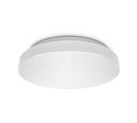 B.k.licht Mains-Powered Led White Ip44 Ceiling Lamp (Dia)22Cm