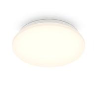 B.k.licht Mains-Powered Led White Ip44 Ceiling Lamp (Dia)27Cm