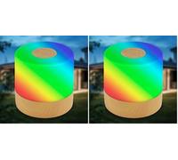 B.K.Licht - Mini RGBW LED Table Lamp Wireless IP44 with Touch, Colour Changing, Battery, USB-C Cable, Bedside Lamp, Decorative Lamp, LED Lamp, Battery Table Lamp, Outdoor Lamp, Children's Room, 7 x 7