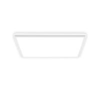 B.K.Licht - LED Panel, Slim, 4000K Neutral White, Indirect Backlighting, IP44 Splash-Proof, Ceiling Lights, Bathroom Light, Bathroom Lights Ceiling, Living Room, 24 x 24 x 3 cm, White