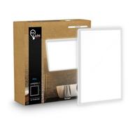 B.k.licht White Bathroom Led Ceiling Light 22W, 3000Lm, 4000K Slim Panel Ip44, 420X420X29mm