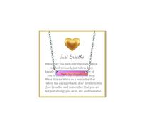 B Kind Of A B tch Hidden Message Necklaces,3D Engraving Vertical Bar Necklace for Women Stainless Steel Encouragement Mantra Pendant Necklace Funny Square Tube Jewelry Inspirational Friendship, 35mm