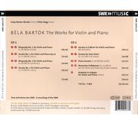 B‚LA BART¢K: THE WORKS FOR VIOLIN AND PIANO NEW CD