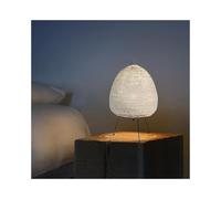 (B Lamp, US Plug) Japanese Design Akari Noguchi Yong Table Lamp Printed Rice Paper Lamp Bedroom Desktop Home Loft Decor Square Tripod Floor Lamp