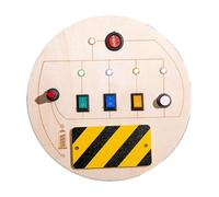 (B) Led Light Busy Board Sensory Board Button Switch Toy Compatible With Electronic Learning