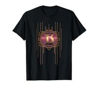 B Letter Initial Vintage Retro Glamour Monogram Art Alphabet Value Graphic T-Shirt