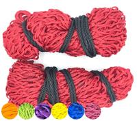 B Living 2 X Hay Net For Horses Multipack - Daisy Equestrian Net Bag With Extra Strong Mesh Holes For Greedy Horses.Horse Accessories Haynet For Haylage & Soak Hay Bale (Red, 50.00)