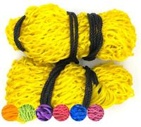 B Living 2 X Hay Net For Horses Multipack - Daisy Equestrian Net Bag With Extra Strong Mesh Holes For Greedy Horses.Horse Accessories Haynet For Haylage & Soak Hay Bale (Yellow, 50.00)