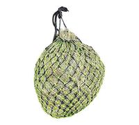 B Living Double Hay Net For Horses - Metal Ring Net Bag With Strong Mesh Holes For Greedy Horses. Daisy Equestrian Horse Accessories Haynet For Haylage, Horse Treats & Soak Hay Bale (30 Inch, Green)