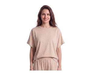 B Logo T-Shirt - female - Boss - T-Shirts - Beige - L - Tops L