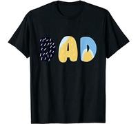 B.Luey Dad for Daddy's On Father's Day, Bandit Men T-Shirt Size XXL Black