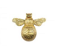 B&M - Solid Brass Bumble Bee Door Knocker Polished Brass Supplied with Matching Fixing Screws