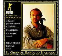 B Marcello: 6 Sonate per violoncello e cembalo /Casadei · Tasini