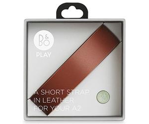 B&O PLAY by Bang & Olufsen Short Leather Strap for A2 Portable Bluetooth Speaker - Cognac