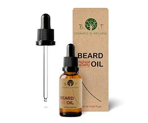 B.O.T Cosmetic & Wellness - 3-in-1 Professional Beard Oil | Stimulates Beard Growth | Repairs and Hydrates Hair | Essential Oils Infused, Oily, 15 ml (Pack of 1)
