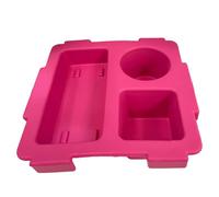 B-ogg Eva Tray Topper, Beverage Storage Organizer Divider, Portable Drink And Snack Container, 24x23x9cm, Reusable & Lightweight, Easy To Clean, Perfect For Travel, Outdoor, Work