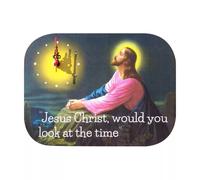 (B, One Size) Funny Wall Clock Jesus, Jesus Wall Clock, Jesus Would You Look at The Time Gift
