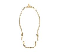 B&P Lamp 12" harp, Brass Plated, Regular Weight