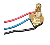 B&P Lamp 3-Way, 4 Position, 2 Circuit Rotary Switch with Removable Knob