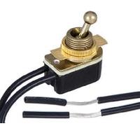 B&P Lamp® On-Off Brass Toggle Switch