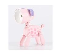 (B Pink dog) LED Night Light Mini Folding Desk Lamp Cute Pet Lights Dog Deer Portable Night Light Student Living Room Decor Gift
