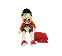 (B) Plush Hat Game Toy Boy Girl Cartoon Hand Puppet Plushie Doll Talk Show Party