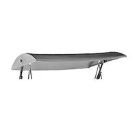 B&Q Replacement Canopy for Garden Swing 2/3 Seater 195 x 125 Grey Round Style