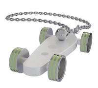 B.R.M. Key Chain Bolides by B.R.M White w Apple Green Wheel Support Chain BRM-1228