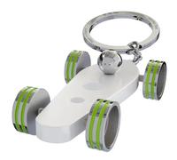 B.R.M. Key Ring Bolides by B.R.M White w Apple Green Wheel Support Ring BRM-1229