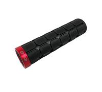 B-Race 1600211 Grips, Black/Red, Set of 2